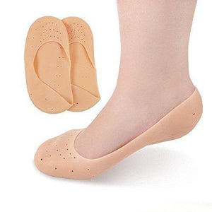 Ratehalf® Anti Crack Full Length Silicone Foot Protector Moisturizing Socks for Foot-Care and Heel Cracks, socks for cracked feet, for heel pain - halfrate.in