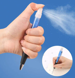 Portable Pen Sanitizer Spray Bottle Pen 10 ML Empty - Sanitizer Spray Pen Transparent, Refillable for Travel & Daily - halfrate.in