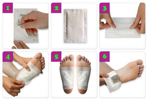 Kinoki Cleansing Detox Foot Patches 10 Adhesive Pads Kit Natural Unwanted Toxins Remover - halfrate.in