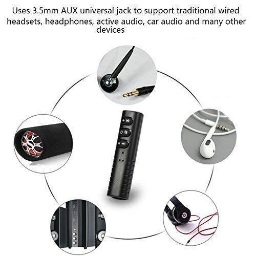 Ekdant® BT450 Wireless Bluetooth Receiver 3.5mm Jack Stereo Bluetooth Audio Music Receiver Adapter for Speaker Car Aux Hands Free Kit - halfrate.in
