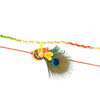 Handmade Peacock Style Rakhi Raksha bandhan Rakhi & Silk Thread - Beautiful Rakhi RK17