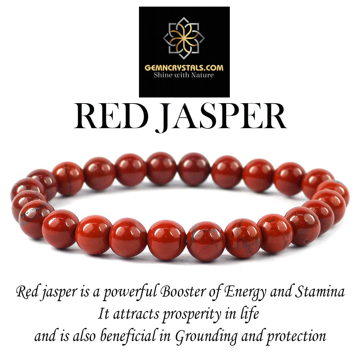 NEW!!! Red Jasper & Onyx Empathy Beads – Aura Hygiene