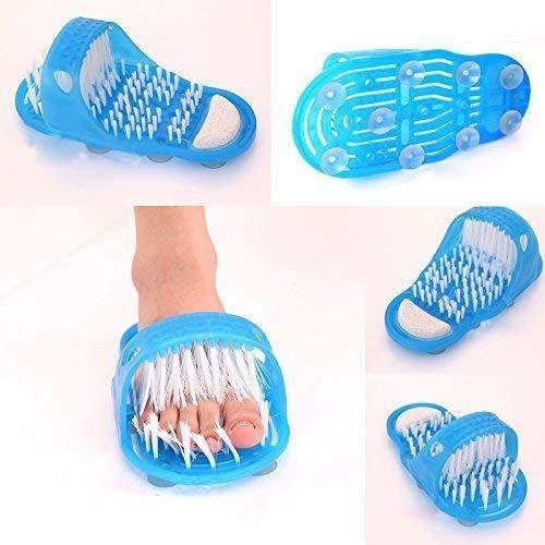 Waterproof Easy Foot Cleaner Shower Slipper for foot cleaning brush foot cleaner slipper Easy Feet Bath Brush/Shower Foot Cleaner - halfrate.in