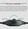 Gaming Headset GM-006 3.5mm Wired Headphones Game Earphones with Microphone Volume Control for PS4 Play Station 4 X Box One PC (Random Color)