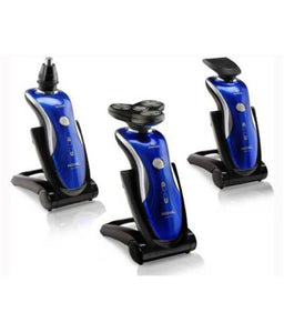 Rechargeable 4D Rotary head Shaver 3 in 1 Wet and Dry, Hair trimmer, Nose Hair trimmer - halfrate.in