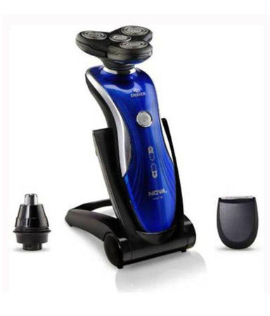 Rechargeable 4D Rotary head Shaver 3 in 1 Wet and Dry, Hair trimmer, Nose Hair trimmer - halfrate.in