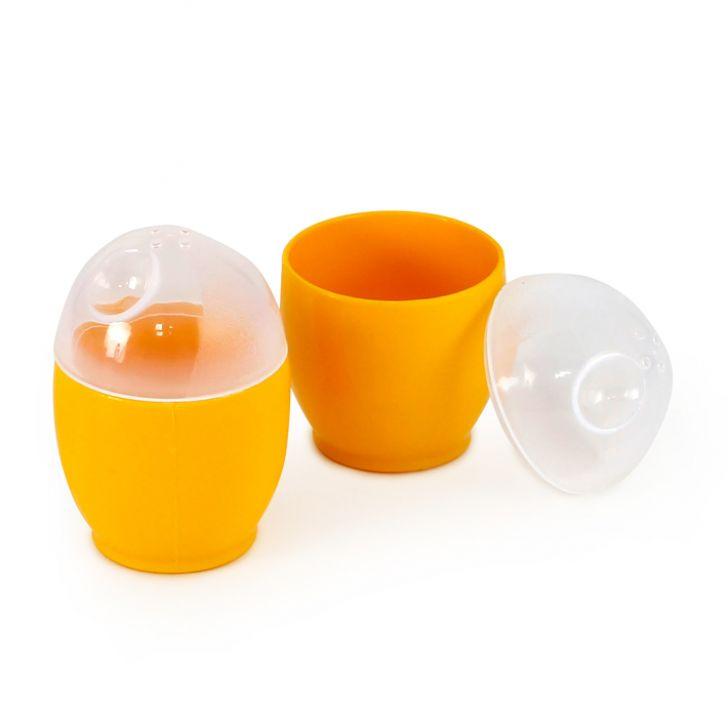 MICROWAVE SINGLE EGG COOKER SET OF 2 FOR COOKING EGG IN MICROWAVE - halfrate.in