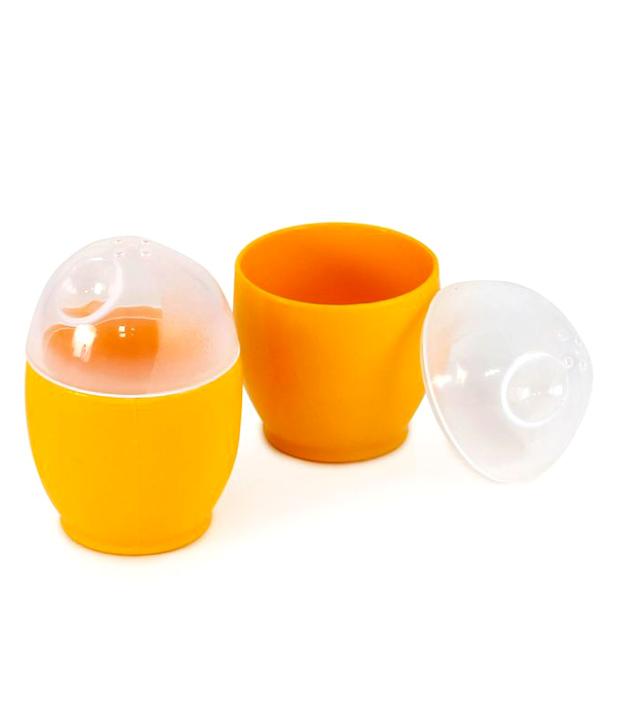MICROWAVE SINGLE EGG COOKER SET OF 2 FOR COOKING EGG IN MICROWAVE - halfrate.in