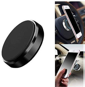 High Power Magnet Universal Car Phone Holder Aluminum Alloy Magnetic Plate Mount Multi Use Key Stand, Remote Holder, Mobile Holder