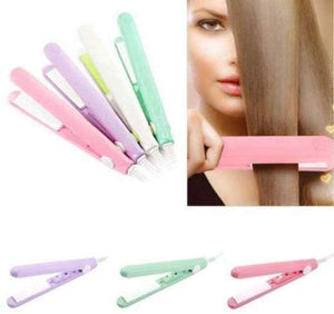 Women's Beauty Mini Professional Hair Straighteners Temperature Control Flat Iron - halfrate.in