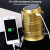 Solar/Rechargeable 6-W Led Light Lantern Lamp Inbuilt Mobile Usb Power Bank - halfrate.in