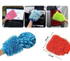 Microfiber Premium Wash Mitt Gloves Multipurpose House Car Glass LCD Cleaning Pack of 2 - halfrate.in