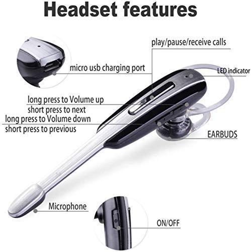 Ekdant® HM1000 Mono Bluetooth 4.1 Wireless Headset with Microphone for All Android & iOS Devices - halfrate.in