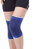 Ratehalf® Useful Elastic Knee Support Band blue - pair - halfrate.in