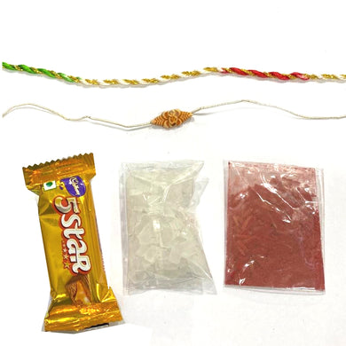 Om Rakhi Raksha bandhan Chocolate combo - Beautiful Rakhi RK18