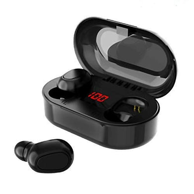 Wireless Bluetooth Earphone TWS-L22 Pro Earbuds 5.0 Bass Touch Control Headset 9D Stereo Sound with Noise Cancelling Led Digital Display Waterproof Earphones Earbuds with Mic