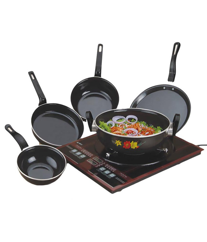 New Cook and Serve Set 5 Pcs - Enamelware - halfrate.in