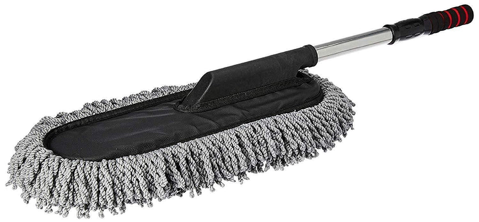 Car Cleaning Microfiber Duster Microfiber Flexible Car Wash Dust Wax Mop Car Washing Brush - halfrate.in