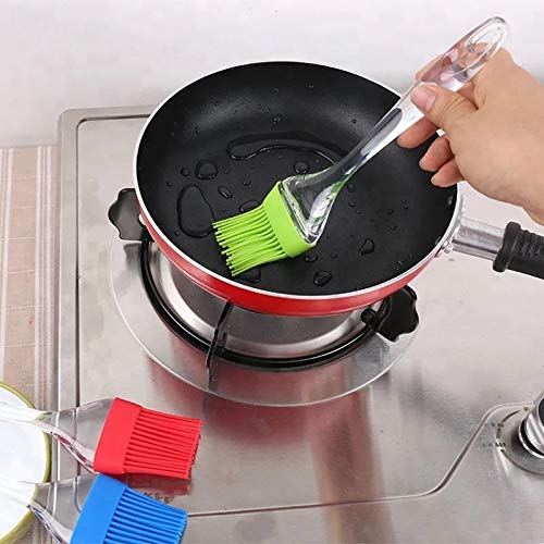 2 Pc SILICONE KITCHEN COOKING BASTING BRUSH FOR APPLYING BUTTER / OIL - halfrate.in