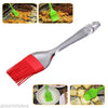 2 Pc SILICONE KITCHEN COOKING BASTING BRUSH FOR APPLYING BUTTER / OIL - halfrate.in