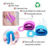 Silicone Bathing Brush Exfoliating Back Scrubber for Shower Skin Deep Cleaning Massage Men & Women Double Sided Bath Body Scrubber Brush