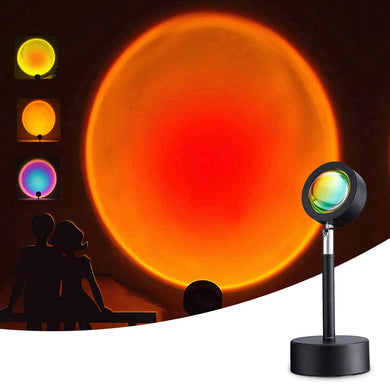 Sunset Lamp Projector LED Lights, 180 Degree Rotation Rainbow Night Light Projector Lamp with 4.7