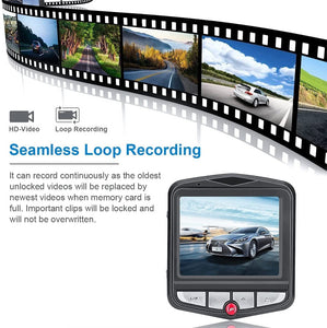 CAR DVR CAMERA 2.4" HD 1080P VEHICLE DASH CAM DIGITAL VIDEO RECORDER