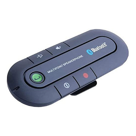 Wireless Car Kit Calling Bluetooth Portable Multipoint Hands-Free Bluetooth Sun Visor in-Car Speakerphone Car Kit, Black