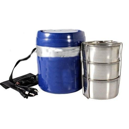 Useful Electric Hot Case - Tiffin / Lunch Box 3 compartments - halfrate.in