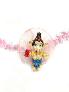 Kids Bal Ganesha Rakhi Raksha Bandhan Chocolate combo - Beautiful Rakhi RK12