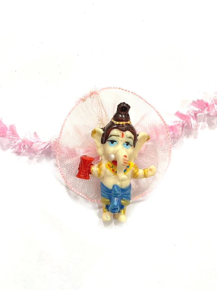 Kids Bal Ganesha Rakhi Raksha Bandhan Chocolate combo - Beautiful Rakhi RK12