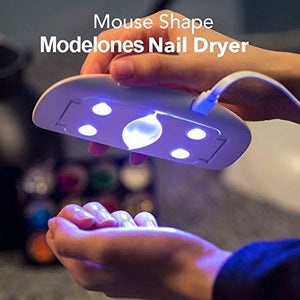 Mini UV LED Travel Pocket Size Nail Dryer For Gel Polish Lamp Portable Curing Base Gel Top Gel Color Gel Dryer 6W Light Manicure