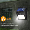 Solar Wireless 20 LED Bright Outdoor Security Lights with Motion Sensor Night Light (Black) - halfrate.in