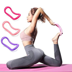 Yoga Ring Pilates Ring Magic Circle Portable Fitness Tool for Exercise Stretching Slimming Chest Thighs Arms