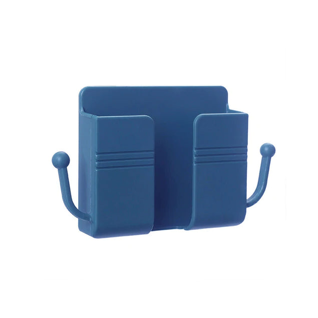 Wall Mount Mobile Phone Charging Stand Self Adhesive Sticker with Hook Stick to All Kinds of Walls Hanger Multipurpose Hanging for Clothes and Other stuffs