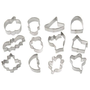Cookie Cutter Stainless Steel Cookie Cutter With 12 Assorted Shapes - halfrate.in