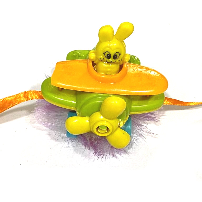 Kids Toy Aeroplane Shape Rakhi Raksha Bandhan Chocolate combo - Beautiful Rakhi RK16
