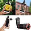 Ekdant® Mobile Camera 12X Zoom Wide Angle HD Telescope Lens with Blur Background and Universal Clip Holder for All Latest Smartphones - halfrate.in