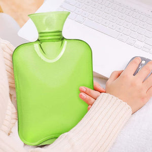 Transparent Personal Care Rubber Hot Water Heating Pad Bag for Pain Relief (Small)