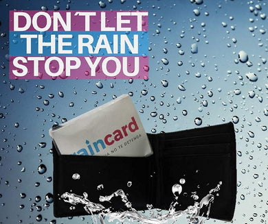 Raincard The First Credit Card Sized Raincoat for Unisex Reusable Rain Poncho, Rain Card, Rain Coat for Men, Women, Kids (Multicolor, Free Size) - halfrate.in