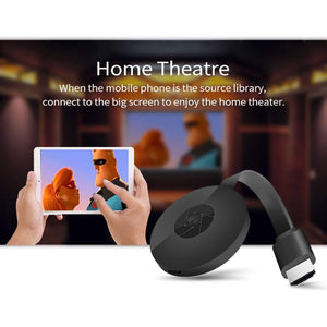 Wireless WiFi Display Dongle 1080P HDMI TV Stick Screen Mirroring Miracast Compatible with Android, Mac iOS, Windows