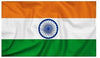 India Flag Table Top Desktop Brass Single Rod with Heavy Base and Cloth Replaceable Flag for Home, Car Dashboard, Office