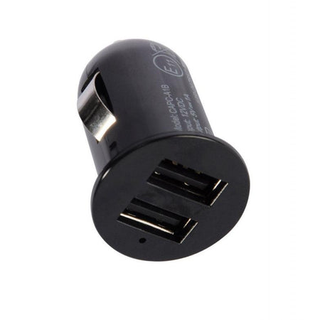 Car Charger 1 Amp 5 Watt with 2 USB ports & High quality Micro USB Cable