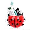 Ladybird Insect Toothpaste & Toothbrush Multipurpose Holder with Suction Cups - halfrate.in