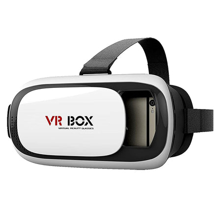 3D VR BOX Virtual Reality Headset Glasses Anti-Radiation Adjustable Screen Headband Latest VR Box for All Android & Iphone for Movies, Gaming Etc