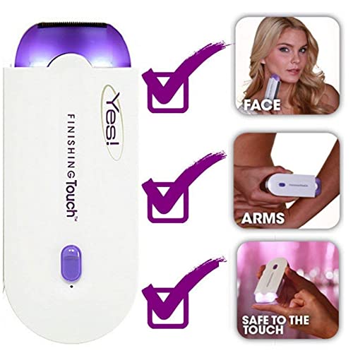 Rechargeable Instant Pain Free Hair Remover Shaver Instant Painless Facial All Body Hair Remover/Trimmer Shaver Machine with Sensor Light for Women