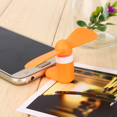 Mini Portable Electric Micro USB Port OTG USB Mobile Phone Fan for All Android Smartphones - halfrate.in