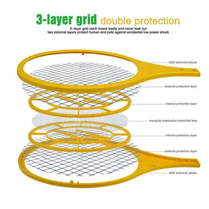 Mosquito Killing Racket, Electric Insect Killer, Mosquito Bat, Mosquito Swatter, Mosquito Racket - halfrate.in