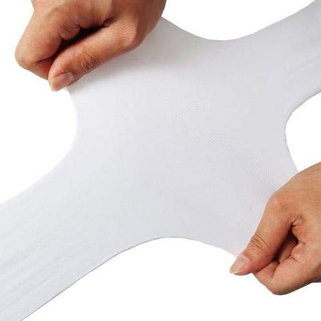 Let's Slim White Arm Sleeves for Men & Women