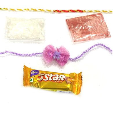 Kids Cute Teddy Rakhi Raksha Bandhan Chocolate combo - Beautiful Rakhi RK9